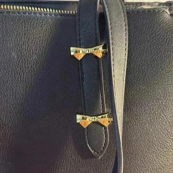 Anne Klein Large Black 5 Pocket Tote - Picture 3 of 12